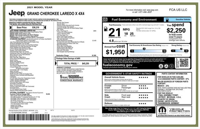 2021 Jeep Grand Cherokee Laredo X 4x4
