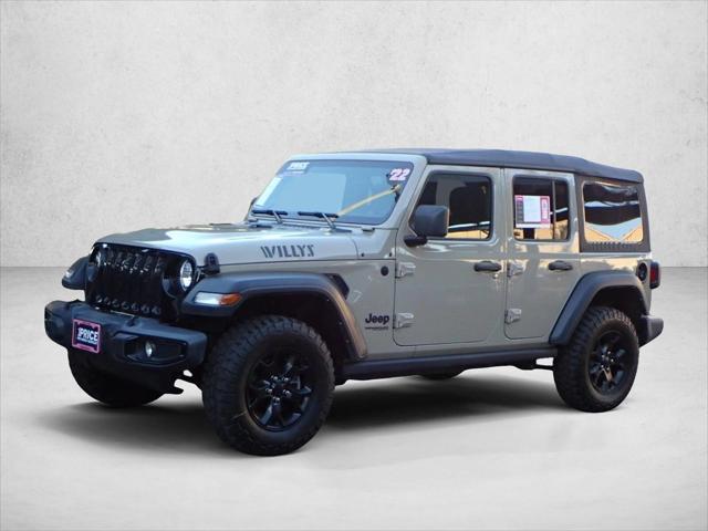2022 Jeep Wrangler Unlimited Willys Sport 4x4 2022 Jeep Wrangler Unlimited Willys Sport 4x4