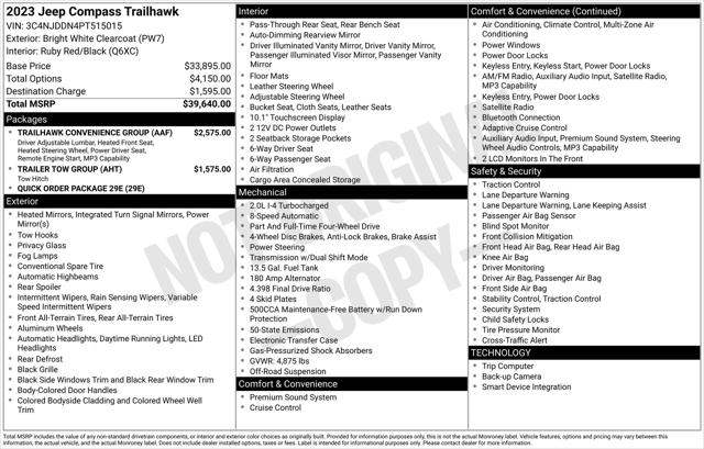 2023 Jeep Compass Trailhawk 4x4 2023 Jeep Compass Trailhawk 4x4