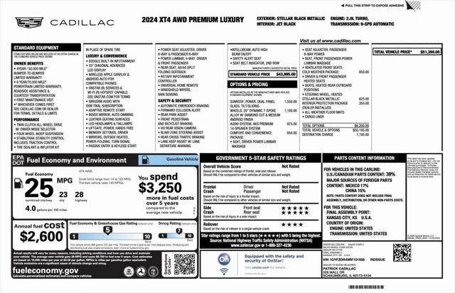 2024 Cadillac XT4 AWD Premium Luxury