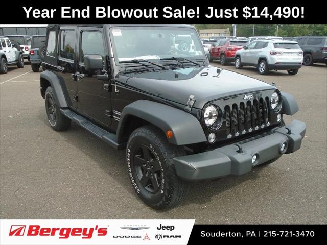 2016 Jeep Wrangler Unlimited Sport 2016 Jeep Wrangler Unlimited Sport
