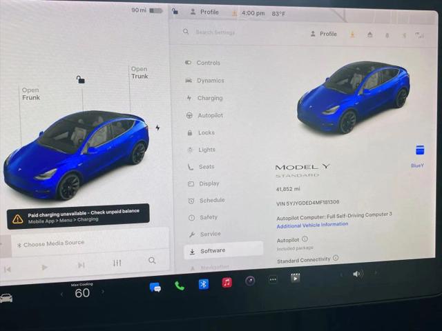 2021 Tesla Model Y Standard Range Rear-Wheel Drive
