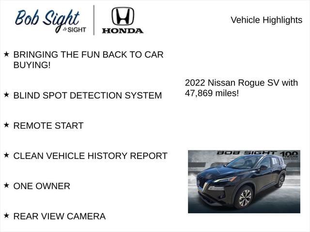 2022 Nissan Rogue SV Intelligent AWD 2022 Nissan Rogue SV Intelligent AWD