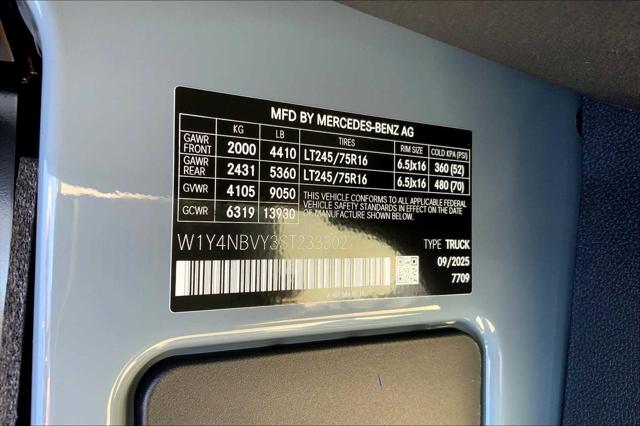 2025 Mercedes-Benz Sprinter 2500 Standard Roof 4-Cyl Diesel HO
