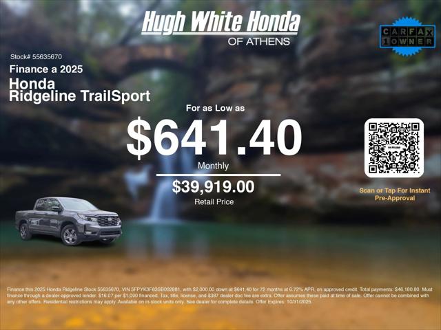 2025 Honda Ridgeline TrailSport