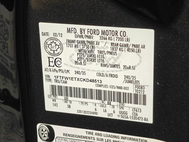 2012 Ford F-150 FX4