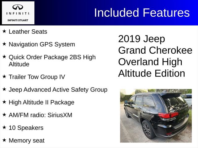 2019 Jeep Grand Cherokee High Altitude 4x2