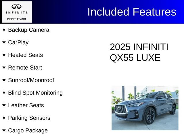 2025 INFINITI QX55 LUXE AWD 2025 INFINITI QX55 LUXE AWD