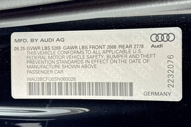 2025 Audi A5 Prestige TFSI quattro S tronic