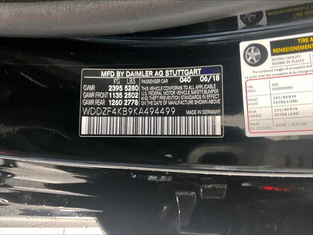 2019 Mercedes-Benz E-CLASS E 300 4MATIC