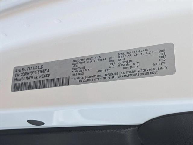 2026 Ram ProMaster Cargo Van SLT High Roof 159" WB