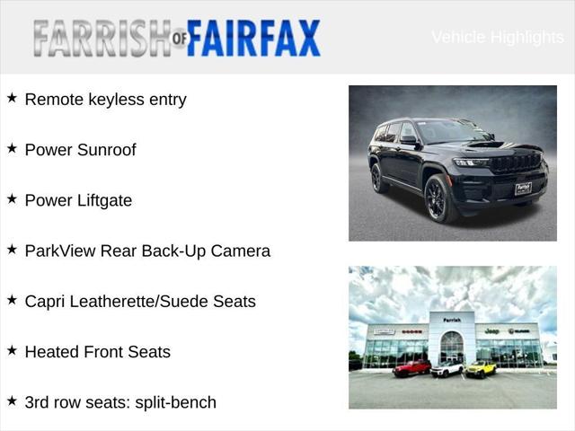 2025 Jeep Grand Cherokee GRAND CHEROKEE L ALTITUDE X 4X4 2025 Jeep Grand Cherokee GRAND CHEROKEE L ALTITUDE X 4X4