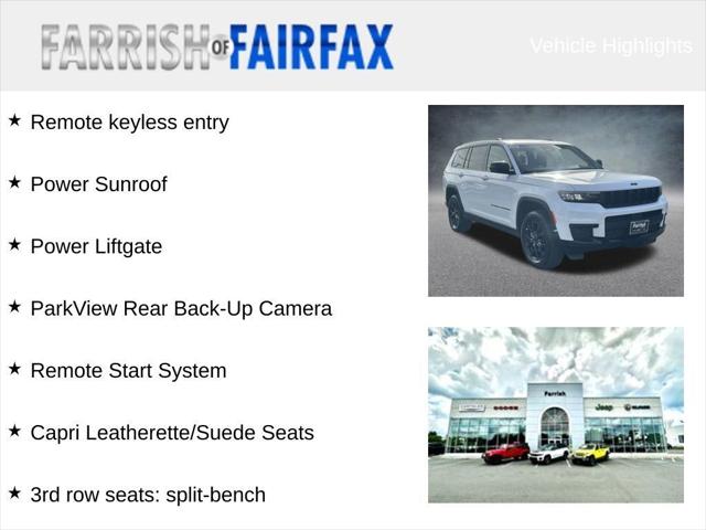 2025 Jeep Grand Cherokee GRAND CHEROKEE L ALTITUDE X 4X4