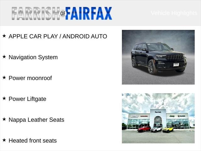 2025 Jeep Grand Cherokee L GRAND CHEROKEE L SUMMIT 4X4 2025 Jeep Grand Cherokee L GRAND CHEROKEE L SUMMIT 4X4