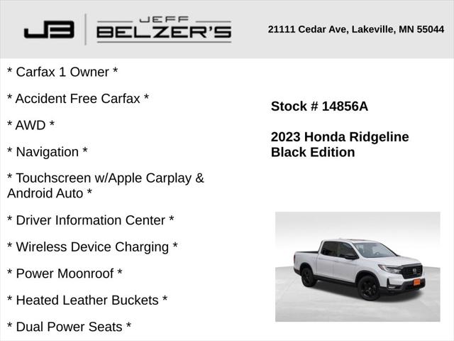 2023 Honda Ridgeline Black Edition 2023 Honda Ridgeline Black Edition