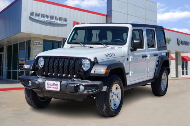 2022 Jeep Wrangler Unlimited Willys Sport 4x4 2022 Jeep Wrangler Unlimited Willys Sport 4x4