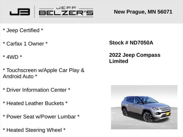 2022 Jeep Compass Limited 4x4 2022 Jeep Compass Limited 4x4