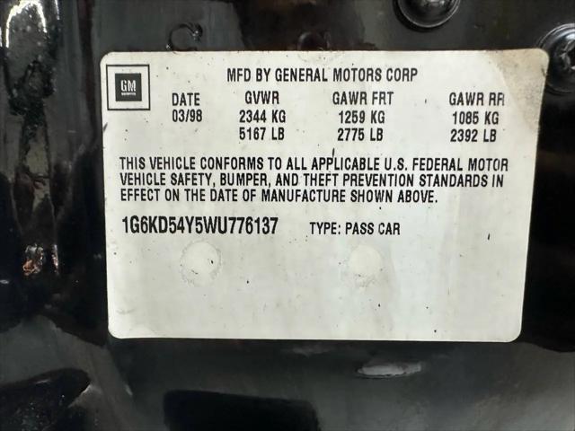 1998 Cadillac DeVille Standard