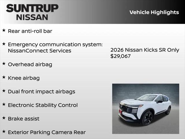 2026 Nissan Kicks SR