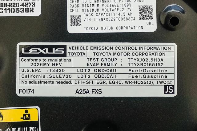 2026 Lexus NX 350h Premium