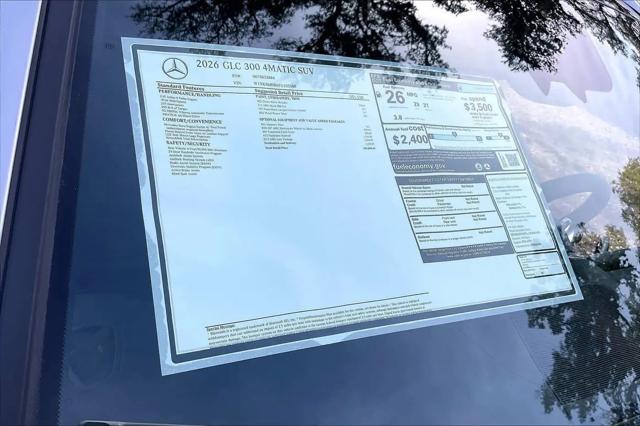 2026 Mercedes-Benz GLC GLC 300