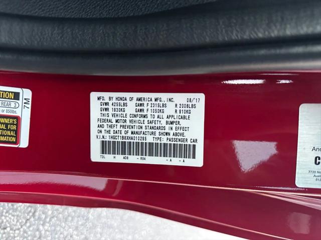 2017 Honda Accord EX-L