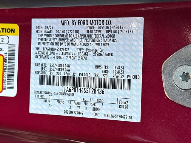 2025 Ford Mustang EcoBoost Premium Fastback