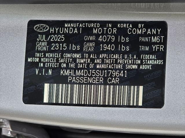 2025 Hyundai Elantra Hybrid SEL Sport