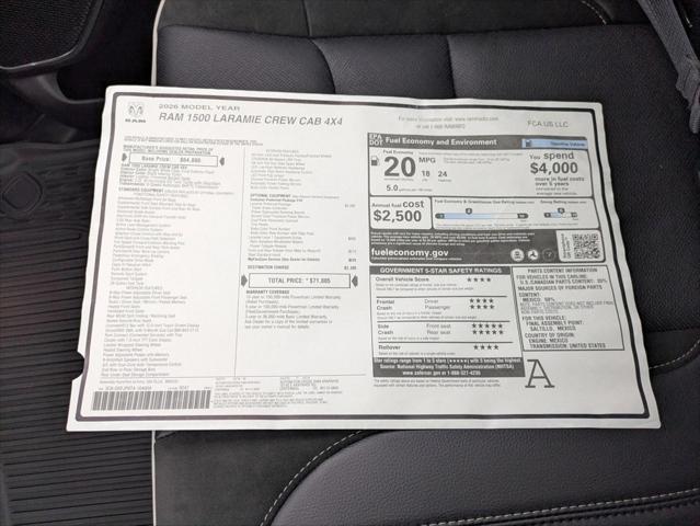 2026 Ram 1500 Laramie Crew Cab 4x4 57 Box