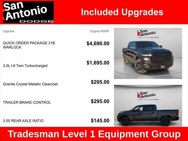 2026 RAM Ram 1500 RAM 1500 WARLOCK CREW CAB 4X4 57 BOX 2026 RAM Ram 1500 RAM 1500 WARLOCK CREW CAB 4X4 57 BOX