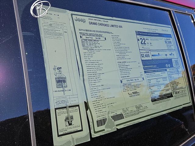 2025 Jeep Grand Cherokee GRAND CHEROKEE LIMITED 4X4