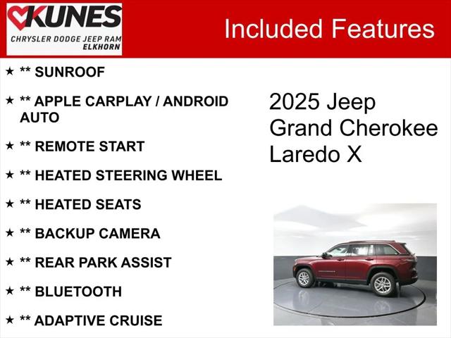 2025 Jeep Grand Cherokee GRAND CHEROKEE LAREDO X 4X4
