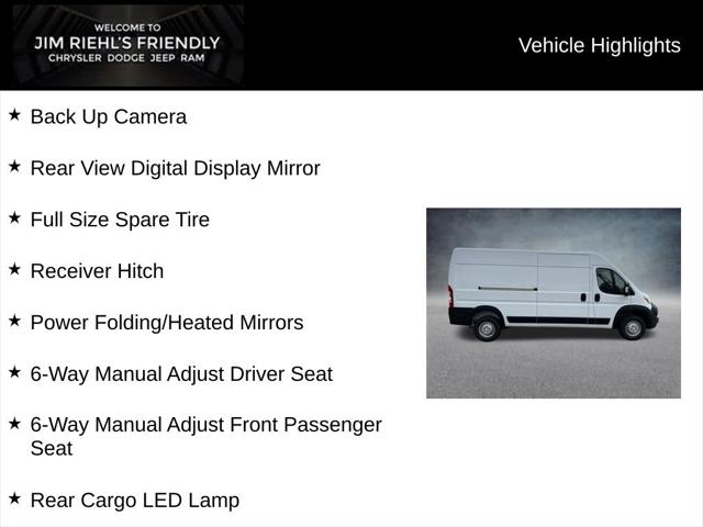2026 RAM Ram ProMaster RAM PROMASTER 2500 TRADESMAN CARGO VAN HIGH ROOF 159 WB 2026 RAM Ram ProMaster RAM PROMASTER 2500 TRADESMAN CARGO VAN HIGH ROOF 159 WB