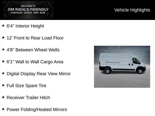 2026 RAM Ram ProMaster RAM PROMASTER 2500 TRADESMAN CARGO VAN HIGH ROOF 159 WB 2026 RAM Ram ProMaster RAM PROMASTER 2500 TRADESMAN CARGO VAN HIGH ROOF 159 WB