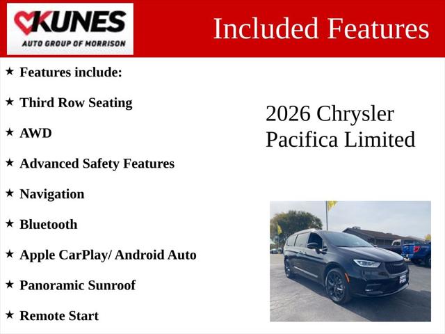 2026 Chrysler Pacifica PACIFICA LIMITED AWD