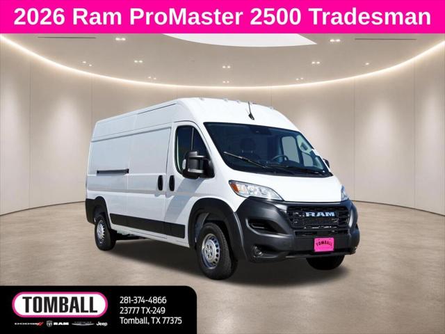2026 RAM ProMaster 2500 RAM PROMASTER 2500 TRADESMAN CARGO VAN HIGH ROOF 159 WB