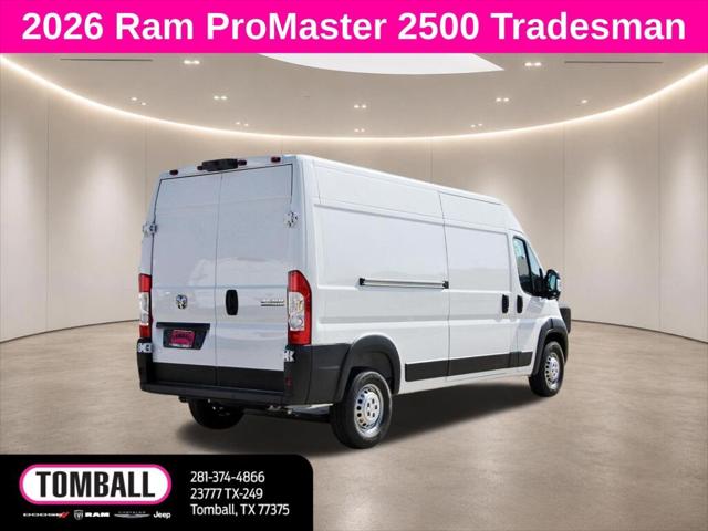 2026 RAM ProMaster 2500 RAM PROMASTER 2500 TRADESMAN CARGO VAN HIGH ROOF 159 WB