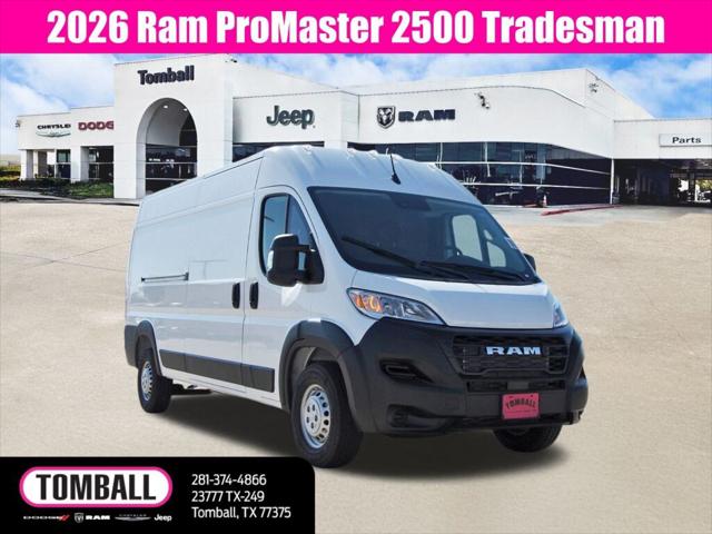 2026 RAM Ram ProMaster RAM PROMASTER 2500 TRADESMAN CARGO VAN HIGH ROOF 159 WB 2026 RAM Ram ProMaster RAM PROMASTER 2500 TRADESMAN CARGO VAN HIGH ROOF 159 WB