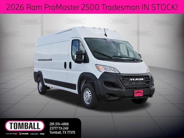 2026 RAM Ram ProMaster RAM PROMASTER 2500 TRADESMAN CARGO VAN HIGH ROOF 159 WB 2026 RAM Ram ProMaster RAM PROMASTER 2500 TRADESMAN CARGO VAN HIGH ROOF 159 WB