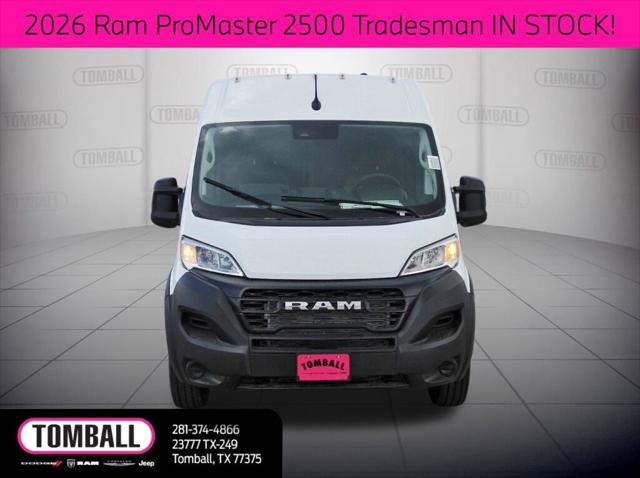 2026 RAM Ram ProMaster RAM PROMASTER 2500 TRADESMAN CARGO VAN HIGH ROOF 159 WB 2026 RAM Ram ProMaster RAM PROMASTER 2500 TRADESMAN CARGO VAN HIGH ROOF 159 WB