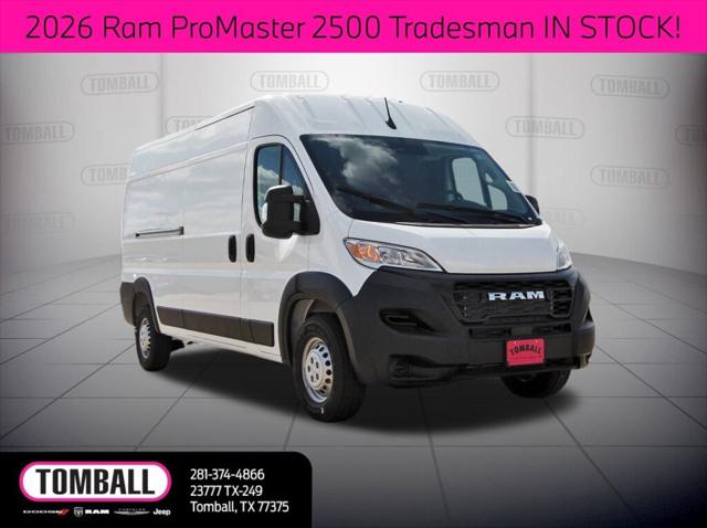 2026 RAM Ram ProMaster RAM PROMASTER 2500 TRADESMAN CARGO VAN HIGH ROOF 159 WB 2026 RAM Ram ProMaster RAM PROMASTER 2500 TRADESMAN CARGO VAN HIGH ROOF 159 WB
