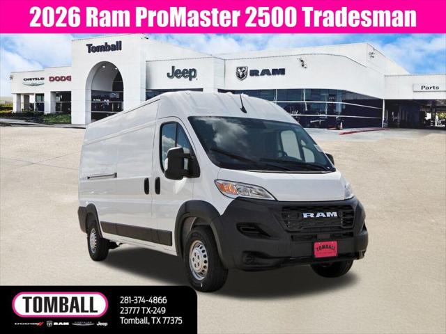 2026 RAM Ram ProMaster RAM PROMASTER 2500 TRADESMAN CARGO VAN HIGH ROOF 159 WB 2026 RAM Ram ProMaster RAM PROMASTER 2500 TRADESMAN CARGO VAN HIGH ROOF 159 WB