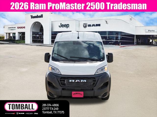 2026 RAM Ram ProMaster RAM PROMASTER 2500 TRADESMAN CARGO VAN HIGH ROOF 159 WB 2026 RAM Ram ProMaster RAM PROMASTER 2500 TRADESMAN CARGO VAN HIGH ROOF 159 WB