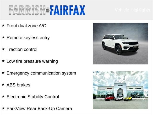 2025 Jeep Grand Cherokee GRAND CHEROKEE ALTITUDE X 4X4 2025 Jeep Grand Cherokee GRAND CHEROKEE ALTITUDE X 4X4