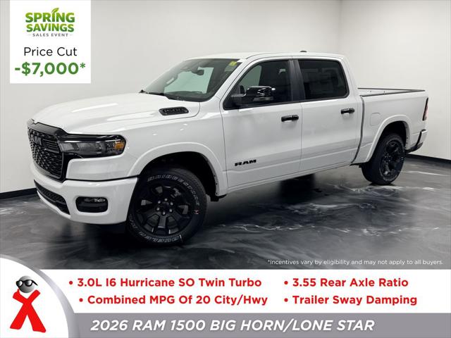 2026 RAM Ram 1500 RAM 1500 BIG HORN CREW CAB 4X4 57 BOX 2026 RAM Ram 1500 RAM 1500 BIG HORN CREW CAB 4X4 57 BOX