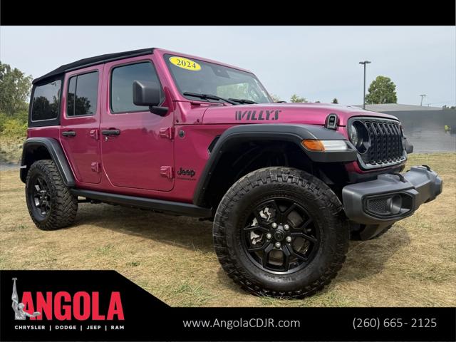 2024 Jeep Wrangler 4-Door Willys 4x4 2024 Jeep Wrangler 4-Door Willys 4x4