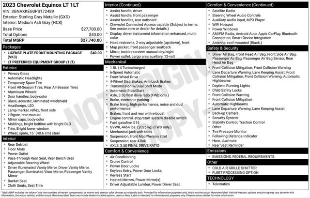 2023 Chevrolet Equinox FWD LT 2023 Chevrolet Equinox FWD LT