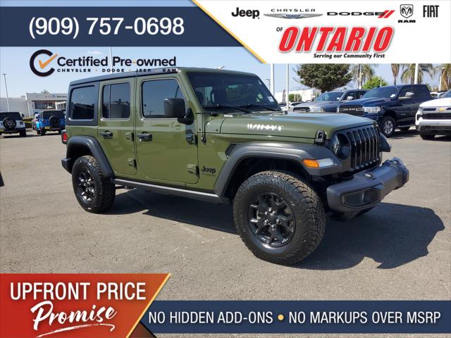 2022 Jeep Wrangler Unlimited Willys 4x4