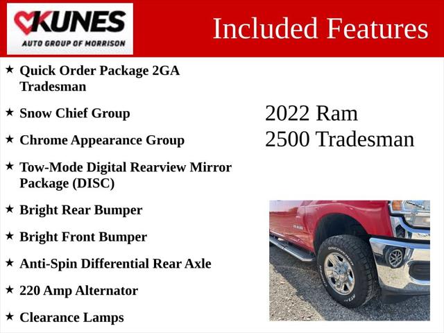 2022 RAM 2500 Tradesman Crew Cab 4x4 64 Box