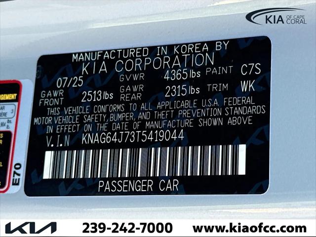 2026 Kia K5 GT-Line FWD